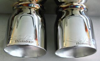 Silencieux sport "Brombacher" 997 GT3 inox  (export)