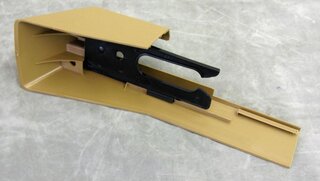 Abdeckung Sitzschiene Vordersitz sanbeige