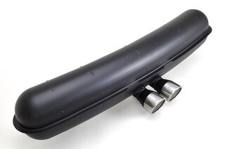 Schalldämpfer Sport  2xEingang.(2x Mittelausgang) 66-73  ohne TÜV (Stahl) 76mm Endrohre