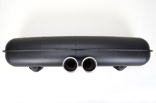 Schalldämpfer Sport  2xEingang.(2x Mittelausgang) 66-73  ohne TÜV (Stahl) 76mm Endrohre