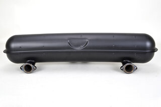 Schalldämpfer Sport  2xEingang.(2x Mittelausgang) 66-73  ohne TÜV (Stahl) 76mm Endrohre