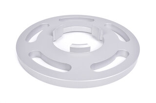 Wheel Spacer - 11 mm - Hub Centric - Anodized with Bolts - Silver - Sold Individually