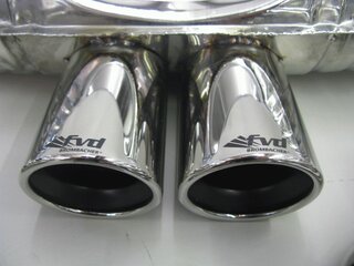 Abgasanlage 986 -04 "RACE" Edelstahl , 200er HD Kats, 2x90mm Endrohre