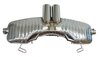 Sport Muffler 986 Boxster / S  2000-04 - Brombacher Edition - Street Version - TÜV  - Dual 3.5" Tips