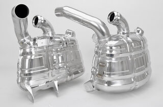 Schalldämpfer "Brombacher" OEM-look 996 GT3  alle , ohne TÜV