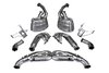 Exhaust System 996 GT3 MK1 "Brombacher GT" (Sound Version), Stainless, 200 Cell Cats, Dual 2x90 mm T