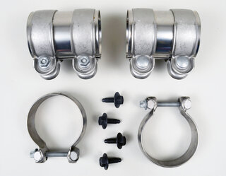 Muffler Installation Set 957 Cayenne Turbo / Turbo S - For Genuine & FVD Muffler