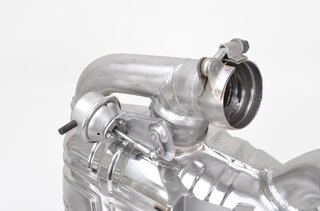 Klappen-Schalldämpfer "Brombacher" 997 -08 Edelstahl , Endrohr 4x90mm