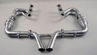 Exhaust System 997.1 GT3/RS + 997.2 GT3/RS - Brombacher - Super Sound - 200 Cell HF Cats + RSR Tips