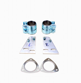 Schalldämpfer "Brombacher"  987 Boxster Endrohr 2x90mm, TÜV