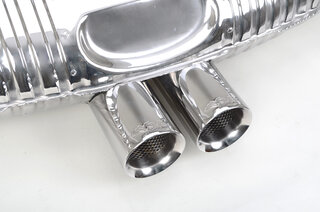 Schalldämpfer "Brombacher"  987-2 Cayman Endrohr 2x90mm, TÜV-Version