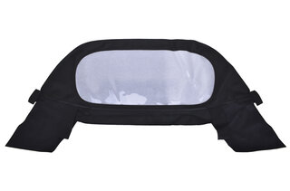 Convertible / Cabrio Top 911 /930  1986-89 / 964 - Rear Window Section - Black - with Zipper Window
