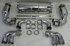 Silencieux sport "Brombacher" 997 turbo, à clapets avec bypass de cata (export) inox