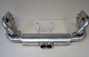 Exhaust System Race 997 GT3 Cup "M&M" Catalytic Bypass, Stainless Steel, with Tips 2x76mm