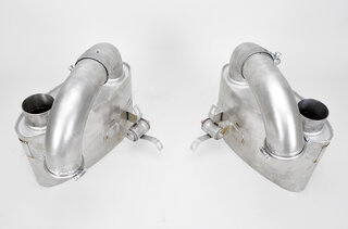 Ligne échappt. "M&M" RACE 997 Cup S, 100 Zell Cats, Stainless teel, with Tips 2x76mm