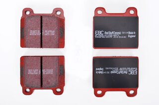 Club Sport Bremsbelag-Satz " EBC Redstuff " mit Strassenzulassung