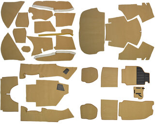 Jeu de moquette complète 964 cabrio beige cashmere