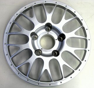 BBS E88 Felgenstern Aluminium geschmiedet, gefrässt - Silber