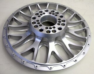 BBS E88 Felgenstern Aluminium geschmiedet, gefrässt - Silber