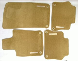 970 Panamera 10- O.E. Coupe Floor Mats (luxor beige)