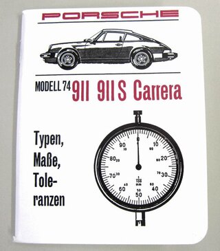 Tech Spec. Book 911 74 german