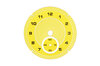 Analog Clock Instrument Face Macan - Yellow (Pantone Color 3955) - Diamond Pattern