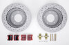 Bremsenservice-Kit komplett - HA 911 69-83 Sport (mit gelochten Bremsscheiben+EBC "Redstuff" )