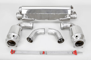 Street Exhaust System 997.2 Turbo / Turbo S - Brombacher Edition - 200 Cell Sport Cats