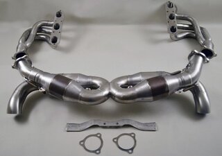 Exhaust System Race 997 Catalytic 200cell sport, Stainless Steel, with Tips