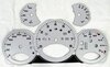 Fonds compteurs argent 997-2 Turbo PDK Km/h