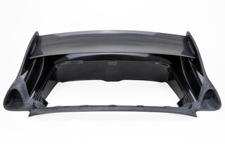 Rear Deck Lid Spoiler 993 - 993 GT2 Style - GRP - With Polished Carbon Wing (adjustable) - OEM