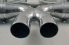Exhaust System 997.2 GT3 10- "Brombacher" (Sound Version), Stainless, 200 Cell Cats, Dual Tips