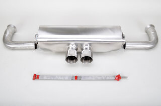 Silencieux sport "Brombacher" 2010 997 GT3 inox  (export)