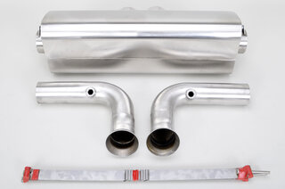 Silencieux sport "Brombacher" 2010 997 GT3 inox  (export)