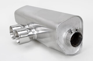 Silencieux sport "Brombacher" 2010 997 GT3 inox  (export)