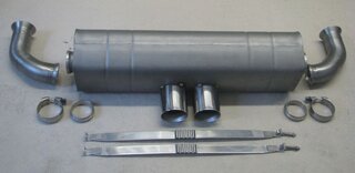 Schalldämpfer "Brombacher"  997 GT3 2010 Export Titanium