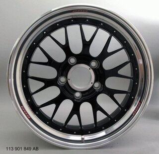 Rim BBS Motorsport 9x18 ET 49 forged alustar black matt