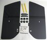 RS Inner Door Panel Conversion Set - Carbon - Yellow Straps + E Windows + RS Hardware