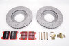 Bremsenservice-Kit komplett - VA SPORT 911 69-83 ( gelochte Bremsscheiben+EBC "Redstuff" )