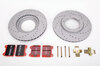 Bremsenservice-Kit komplett - VA SPORT 911 69-83 ( gelochte Bremsscheiben+EBC "Redstuff" )