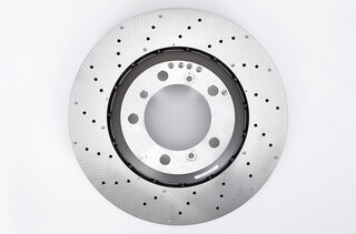 Brake disk rear left 997 GT3 RS 10-, 350x28mm (steelbrake)