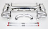 Silencieux sport "Brombacher" 997.2 turbo, à clapets avec cata.sport 200 cellules (export) inox