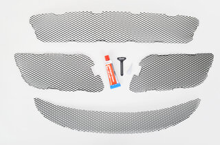 997GT3/GT3 RS 3,8 10-Grill Set for Front Bumper -  black