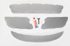 997GT3/GT3 RS 3,8 10-Grill Set for Front Bumper -  black