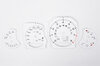 Fonds compteurs blanc  997-2 Turbo PDK Km/h 350