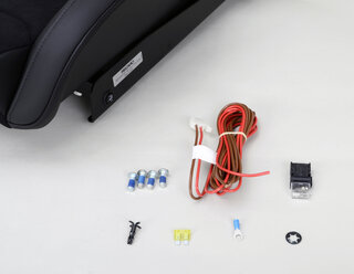 Sportster CS  Recaro  siège conducteur skai noir/dinamika noir
