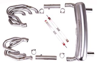 Brombacher Exhaust System 911 1974-83 - Race - Without Heat - Catalytic Bypass - Not US SC 80-83