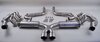 Abgasanlage 987.2 Cayman "RACE" Edelstahl , 200er HD Kats, 2x90mm Endrohre