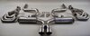 Abgasanlage 987.2 Cayman "RACE" Edelstahl , 200er HD Kats, 2x90mm Endrohre