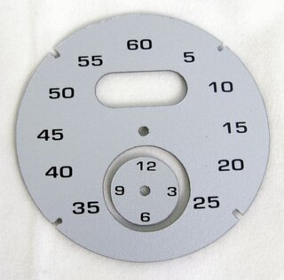 Fond argent pour chrono sport